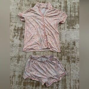 Flora Nikrooz Pink Floral Women's Pajama Set